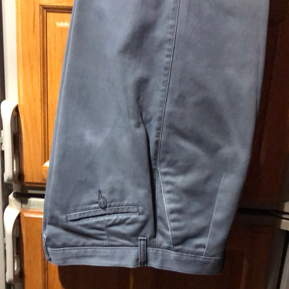 Lee‎ Mens Gray Pleated front Trousers 33x30